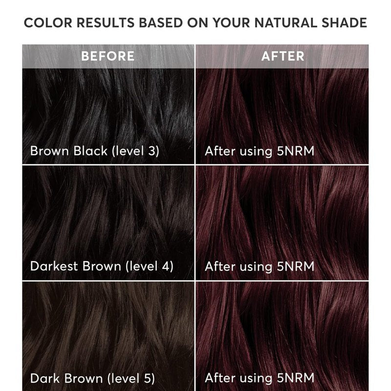Permanent Hair Color Kit with Bonus Pro Boost - Dark Mahogany Red, All Shades