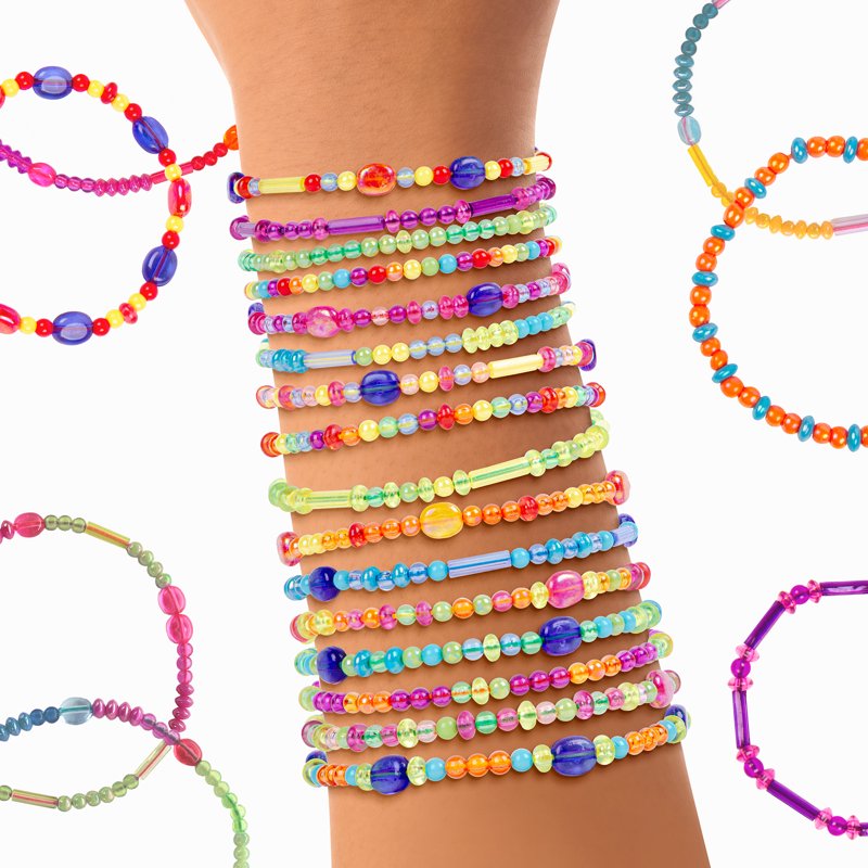 Color Theory Bead Kit for Jewelry Making - 2000+ Beads & Craft Supplies