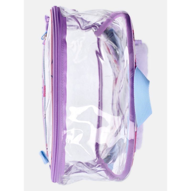 Kids Sensory Backpack and Lunch Tote Set with Fidget Toys, Purple
