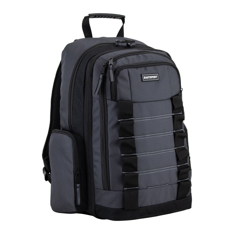 Unisex Recycled Expandable Backpack with Molle Webbing for School & Travel