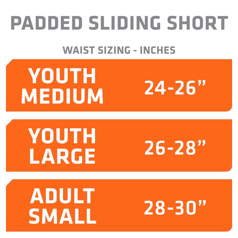 Padded Baseball Sliding Shorts Adult & Youth - Protective Athletic Gear