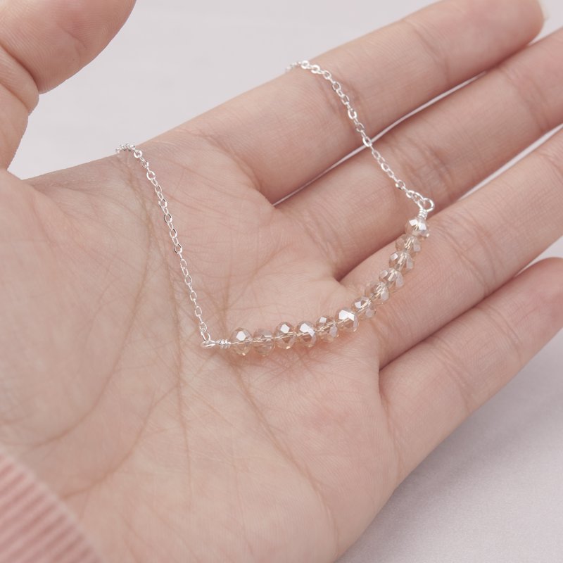 Sterling Silver Beads Necklace for 12th Birthday Gift for Girls