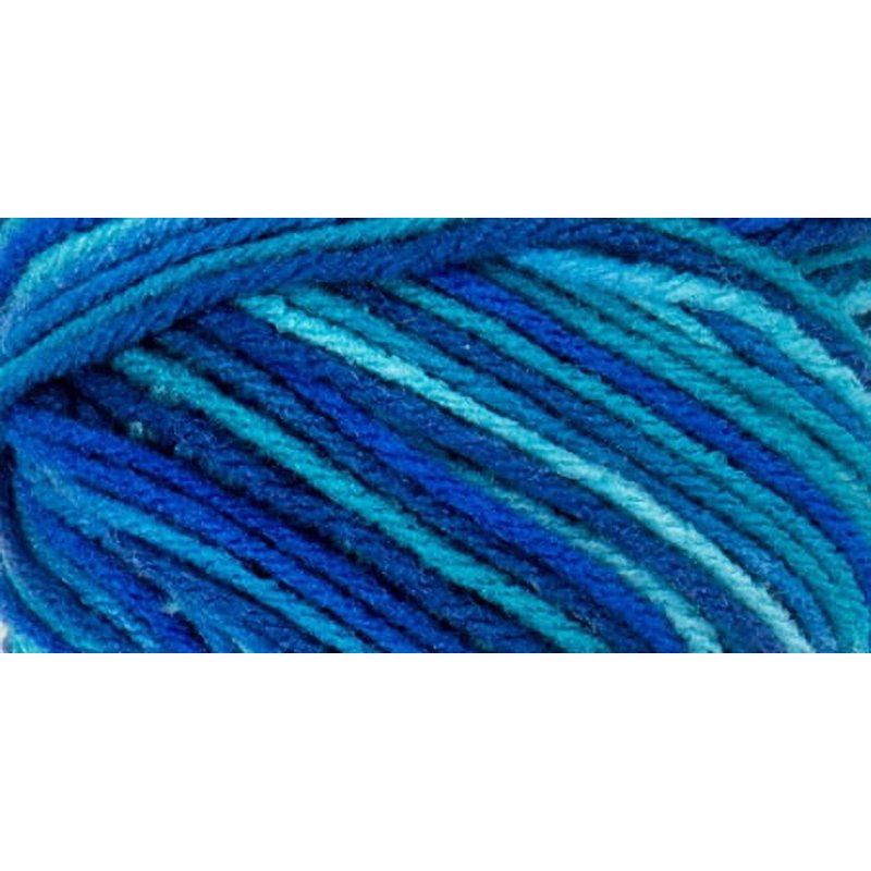 Red Heart Super Saver Yarn Macaw Multi-Pack of 3 - Medium Weight Acrylic