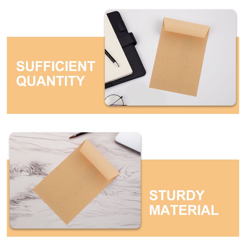 Kraft Paper Envelopes for Seed Storage and Small Items - 50 Pack