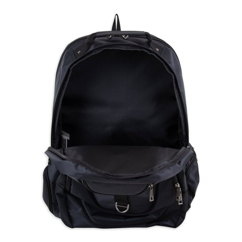 Durable Tech Backpack for Laptop & Devices - Water Resistant, Multiple Compartments