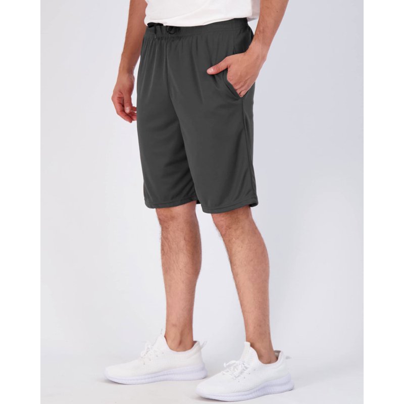 Men's Athletic Shorts Mesh Workout Gym Shorts with Pockets - Quick Dry, Stretch Fit
