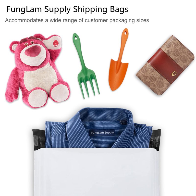 9x12 Poly Mailers Shipping Bags 100 Pack Waterproof & Self-Sealing