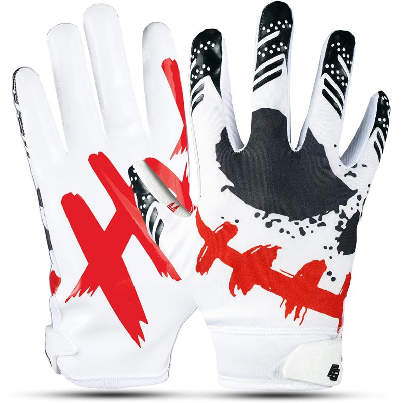 Football Receiver Gloves for Adults & Youth | High-Grip, Breathable, Durable