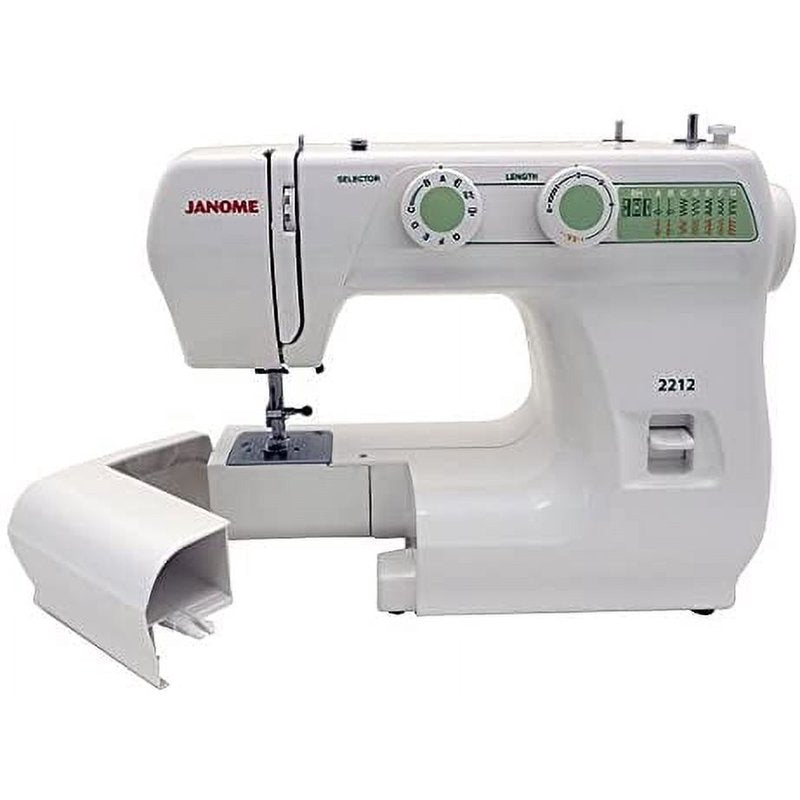 Janome 2212 Mechanical Sewing Machine with Bonus Bundle - Beginner Friendly