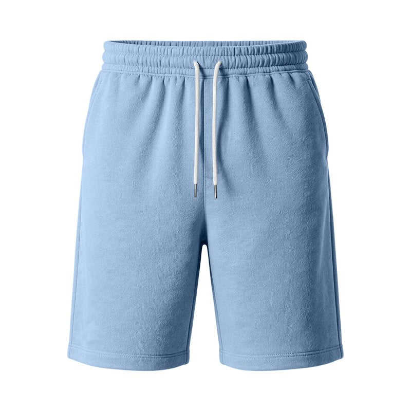 Men's Lightweight Athletic Bermuda Shorts with Pockets - Casual Sports Workout Shorts