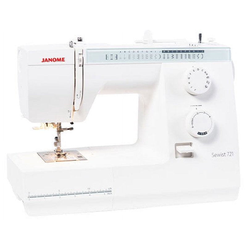 Janome Mechanical Sewing Machine 21 Stitches, Beginner Friendly