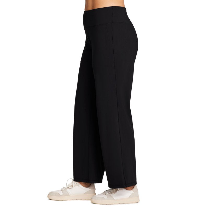 Plus Size Squat Proof Flare Leggings with Pockets - High Waist Yoga Pants