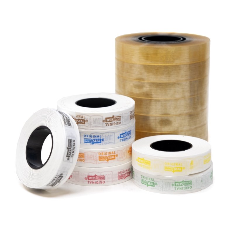 Multi-Color Refill Tape & Paper Seals for Bag Sealing Machines - 7 Day Set