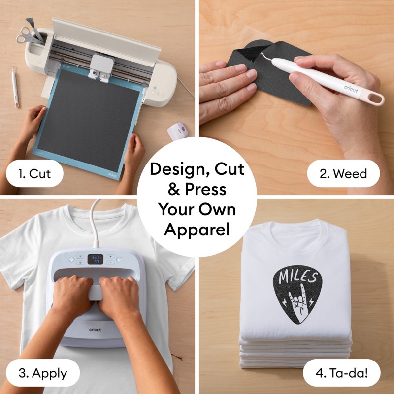 Rainbow Iron-On Materials Bundle for Cricut DIY Crafts