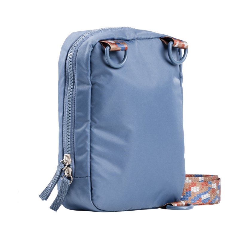 Unisex 2L Nylon Crossbody Bag with Adjustable Strap for Daily Use