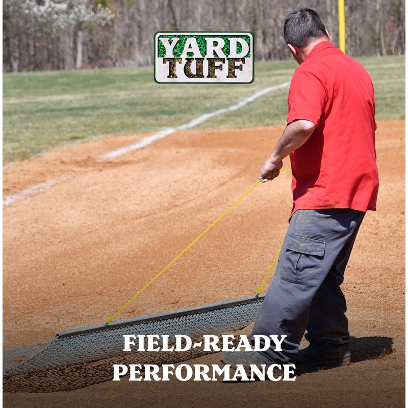 Surface Leveling Lawn Drag Mat - Heavy-Duty Steel Mesh for Gravel Soil 3x5 ft