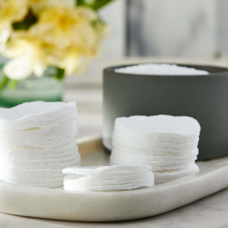 Cotton Rounds Pack - Premium 100% Pure Lint-Free Cotton for Makeup, Skincare & First Aid