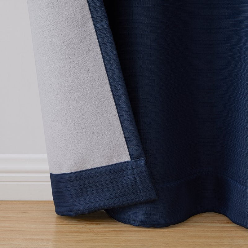 Blackout Curtain Panel Pair - Navy, Beige, White & More - Room Darkening & Energy Saving