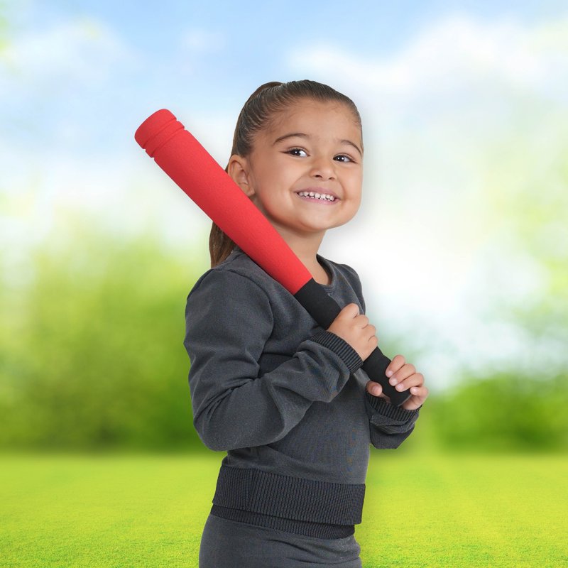 Kids Baseball Set with Batting Tee Foam Bat & Home Run Fence - 5 Piece