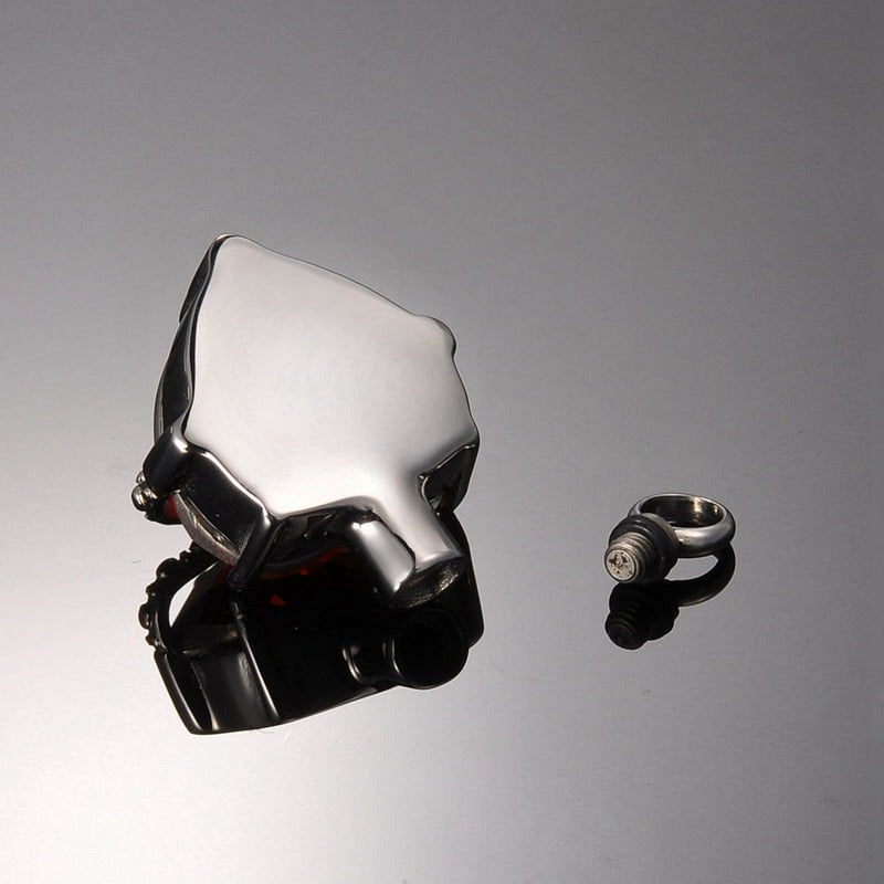 Birthstone Heart Cremation Necklace for Ashes Memorial Jewelry - Stainless Steel, Includes Velvet Box