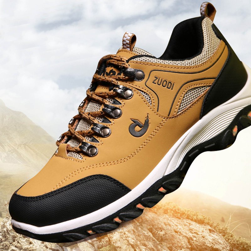 Men's Hiking Shoes Wide Toe Climb Running Shoes Non-Slip Arch Support
