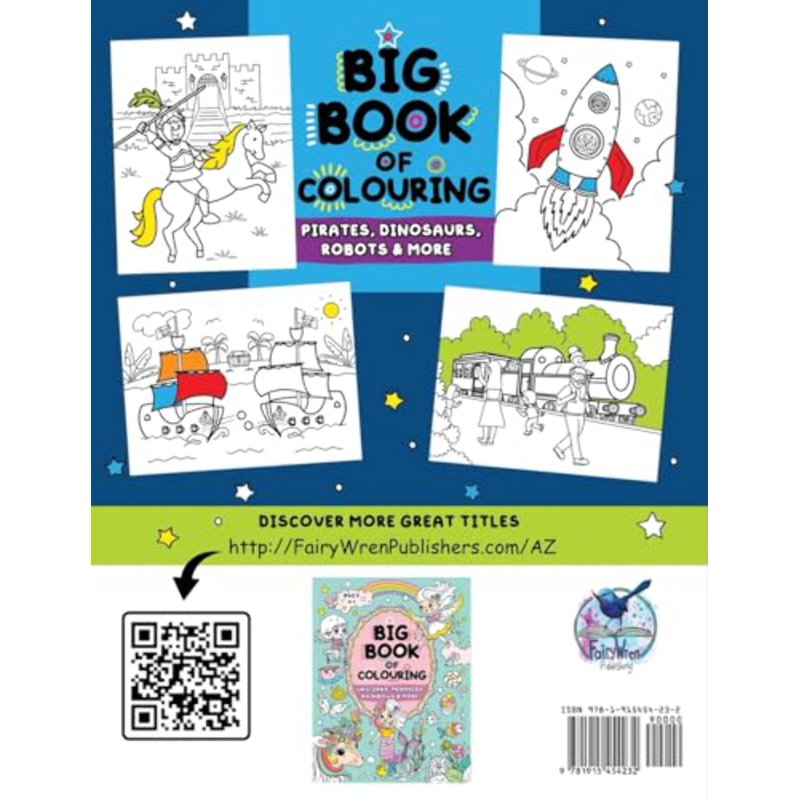 Children's Coloring Book for Boys Ages 4+ | Over 50 Adventure & Animal Pages
