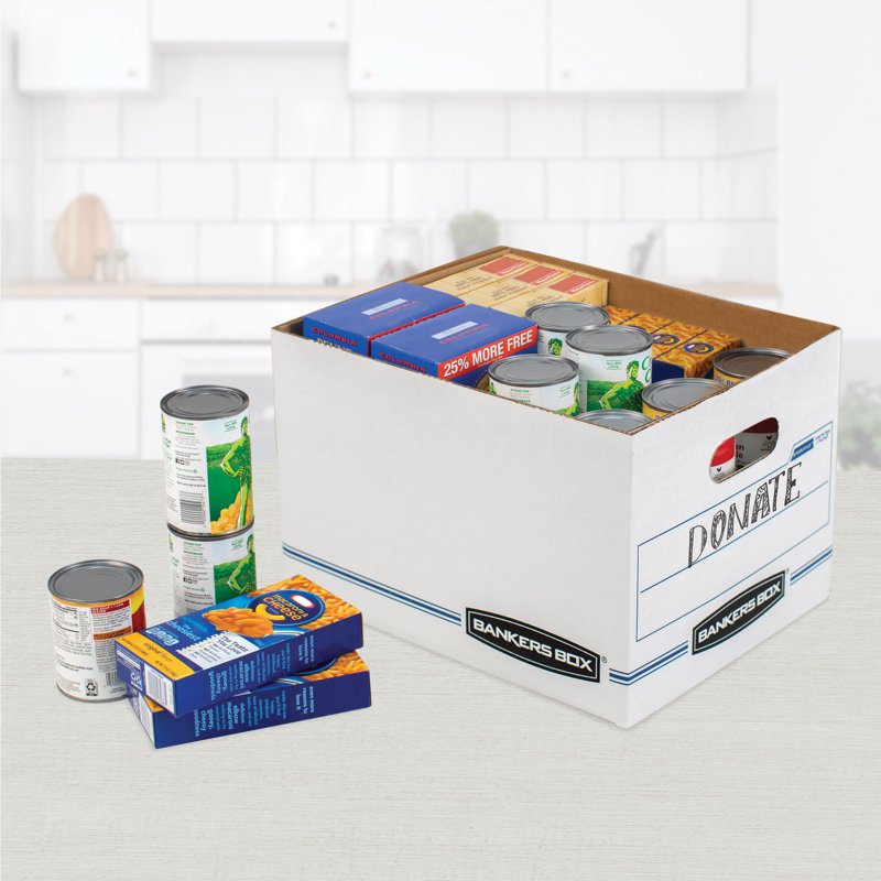 10 Pack Letter and Legal File Storage Boxes with Lift-Off Lids - 10x12x15