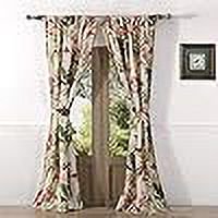 Botanical Curtain Panel Set - 84x42 Inches, 4-Piece Outdoor Window Drapes