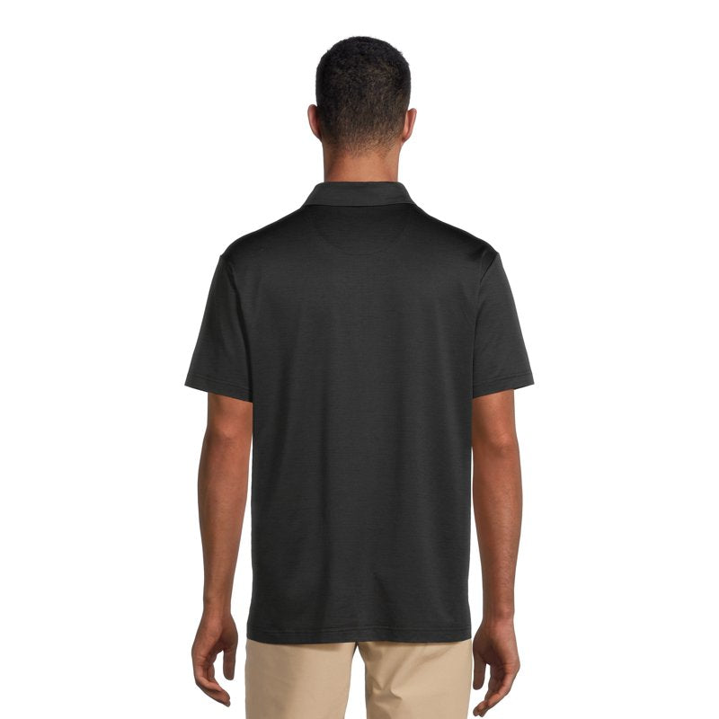 Men's Golf Polo Shirt with Sun Protection and 4-Way Stretch - Multiple Sizes & Colors