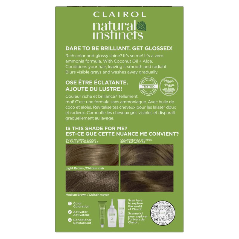 Hair Color Kit - Multiple Shades Natural & Vibrant Hair Dyes