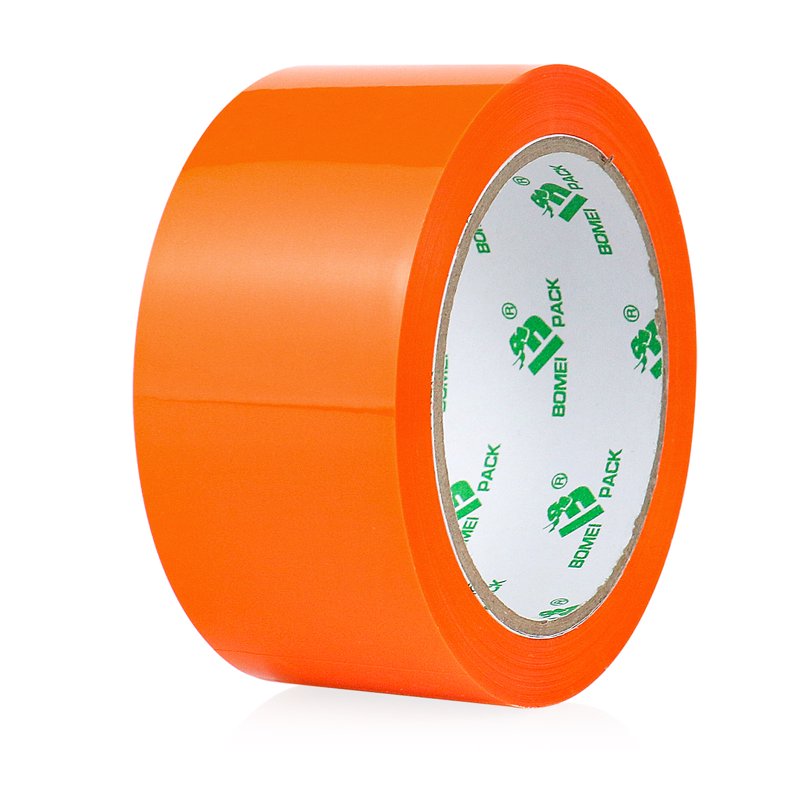 Heavy-Duty Orange Packing Tape with Dispenser - 1.88 Inch x 55 Yards, Refill Rolls Included