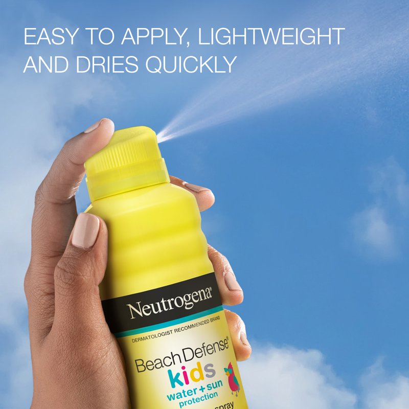 Kids Sunscreen Spray SPF 70 - Water-Resistant Broad Spectrum Sun Protection, 6.5 oz (3 Pack)