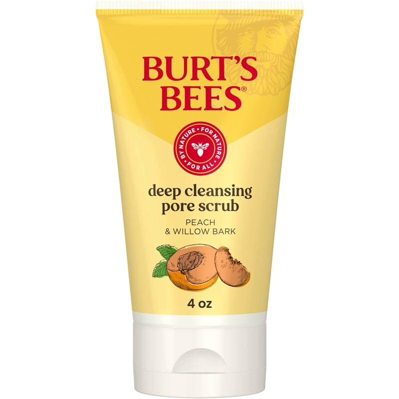 Natural Deep Pore Cleansing Scrub with Peach & Willow Bark – Multi Pack
