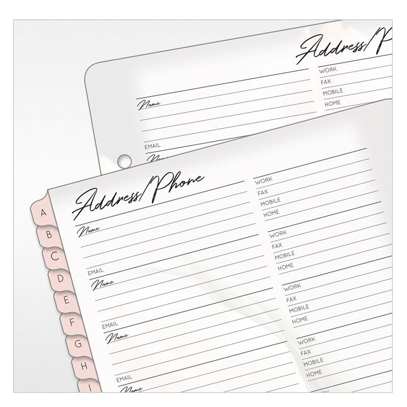 Address & Phone Tab Set for Planners - 24 Classic Size Alphabetized Tabs