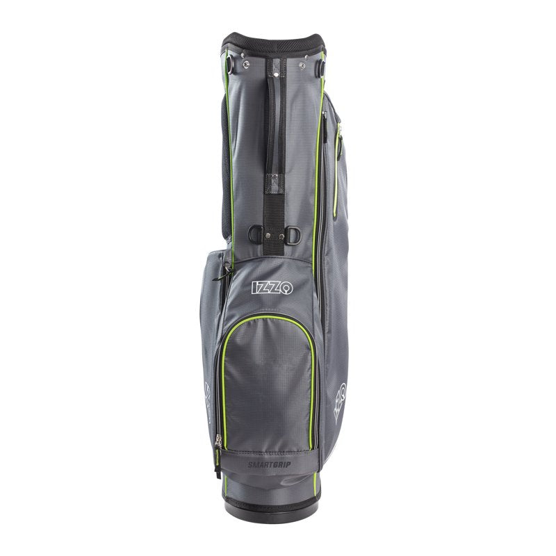Izzo Ultra-Lite Stand Golf Bag - Grey Lime, 3.2 lb
