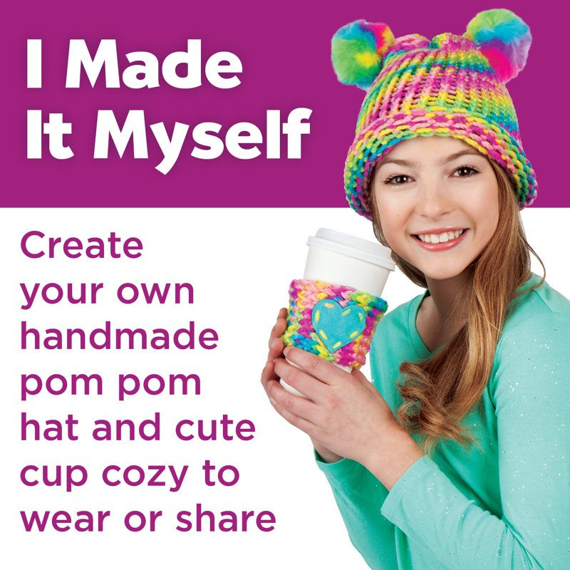 Kids Loom Knitting Kit - Create Colorful Hats & Cozy Accessories