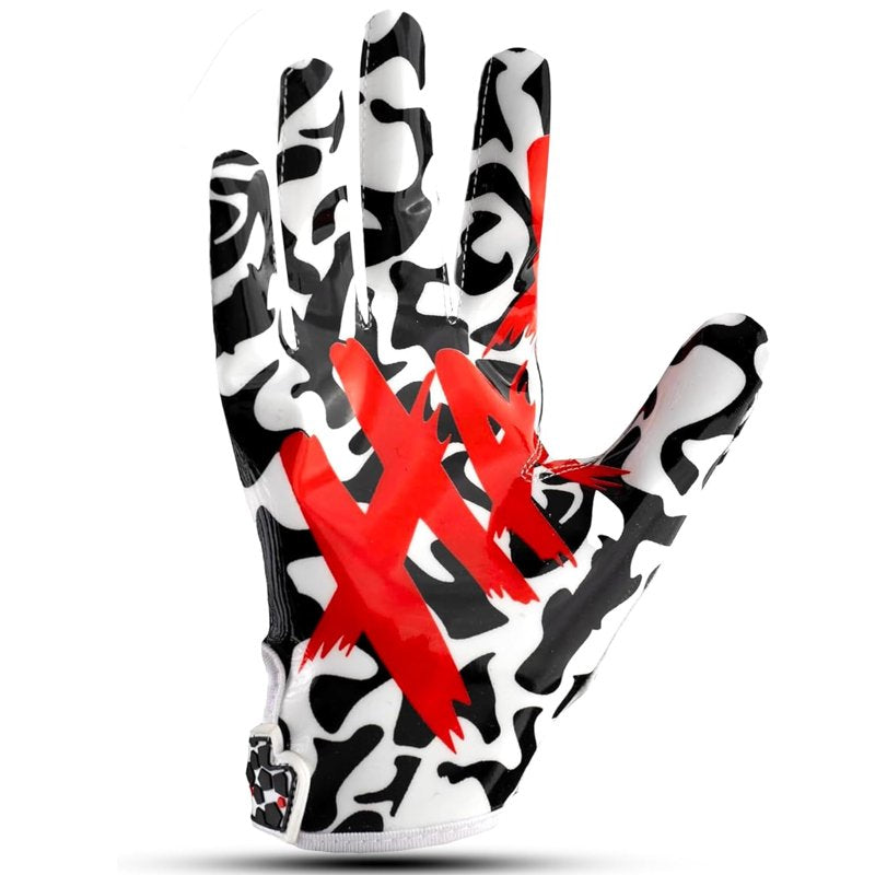 Football Receiver Gloves with Sticky Grip for Youth & Adults - Reinforced, Breathable, Lightweight