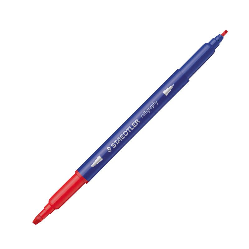 Double Ended Calligraphy Markers Set - 12 Multi-Color Ink Pens for Lettering and Art