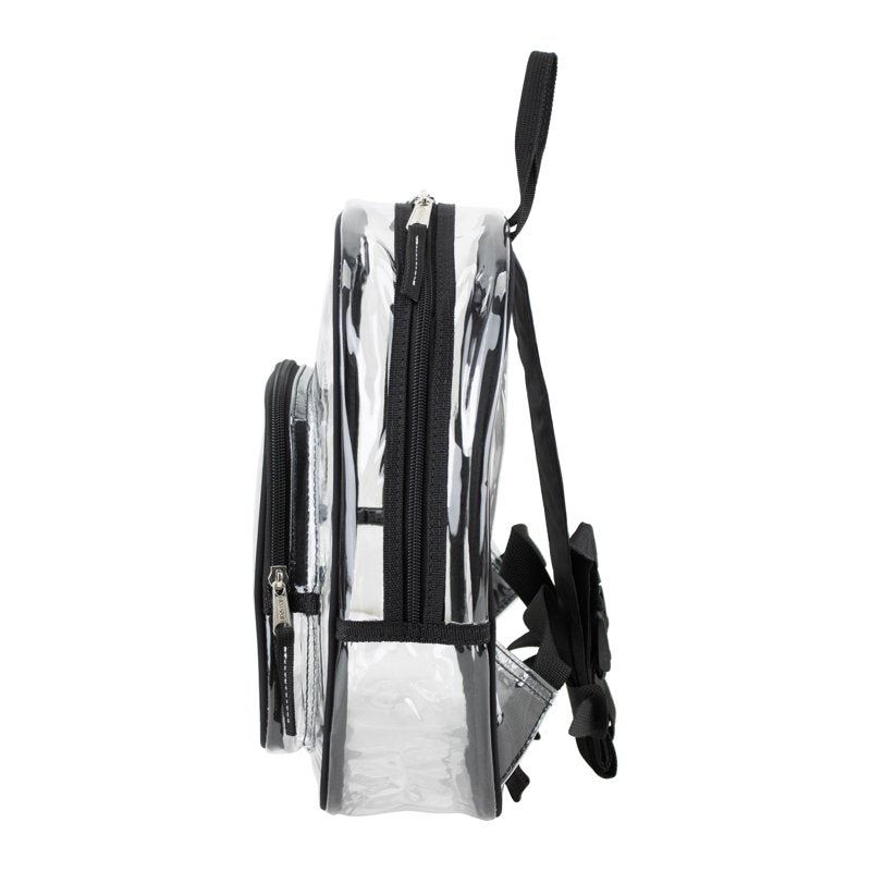 Clear Daybreak Backpack with Multiple Compartments - Black