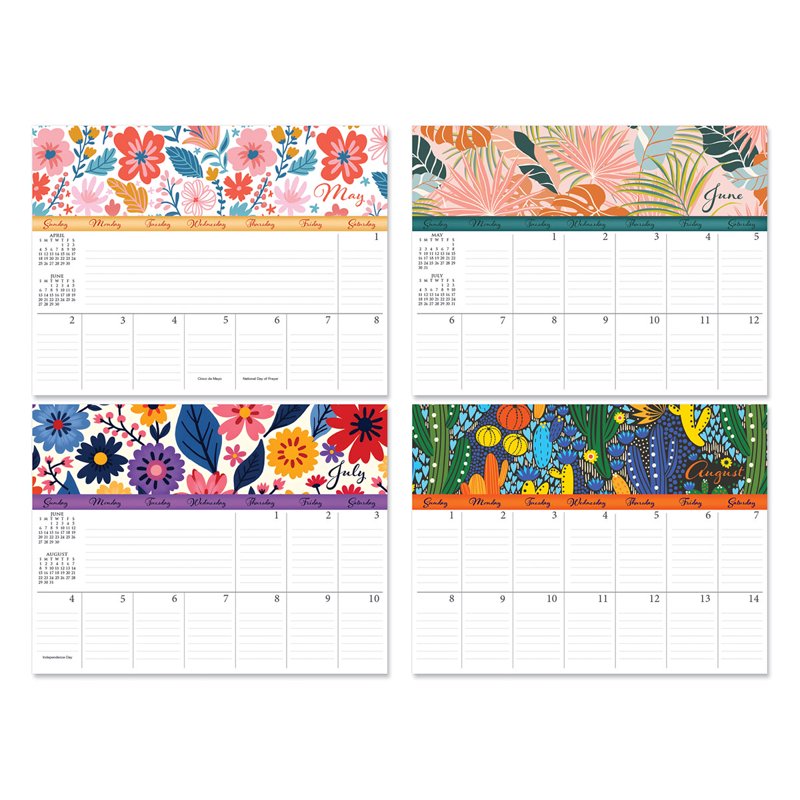 Large Wall Calendar 2027 - Monthly Grid Organizer for Home & Office