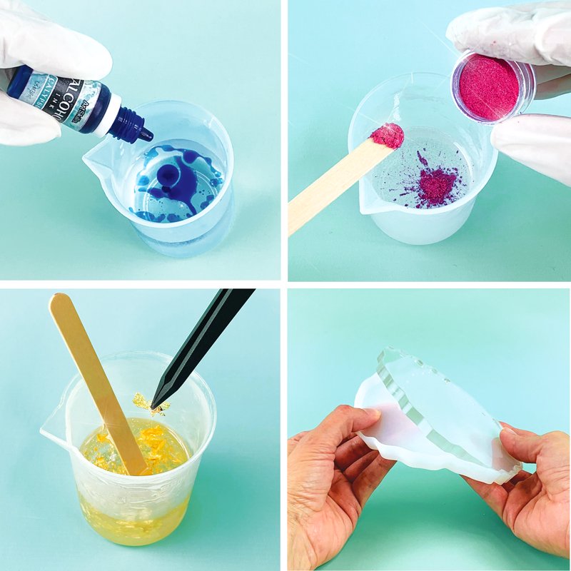 DIY Resin Kit with Molds & Accessories for Arts & Crafts - 27 Pieces