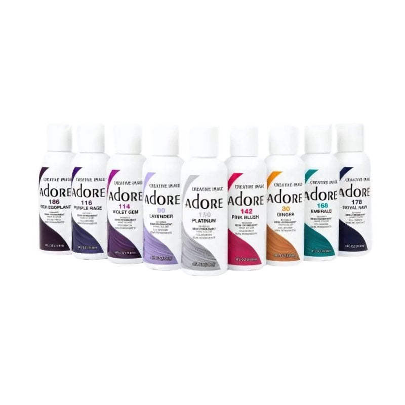 Semi-Permanent Hair Color - 4 oz Vivid Shades - Nourishing & No Damage
