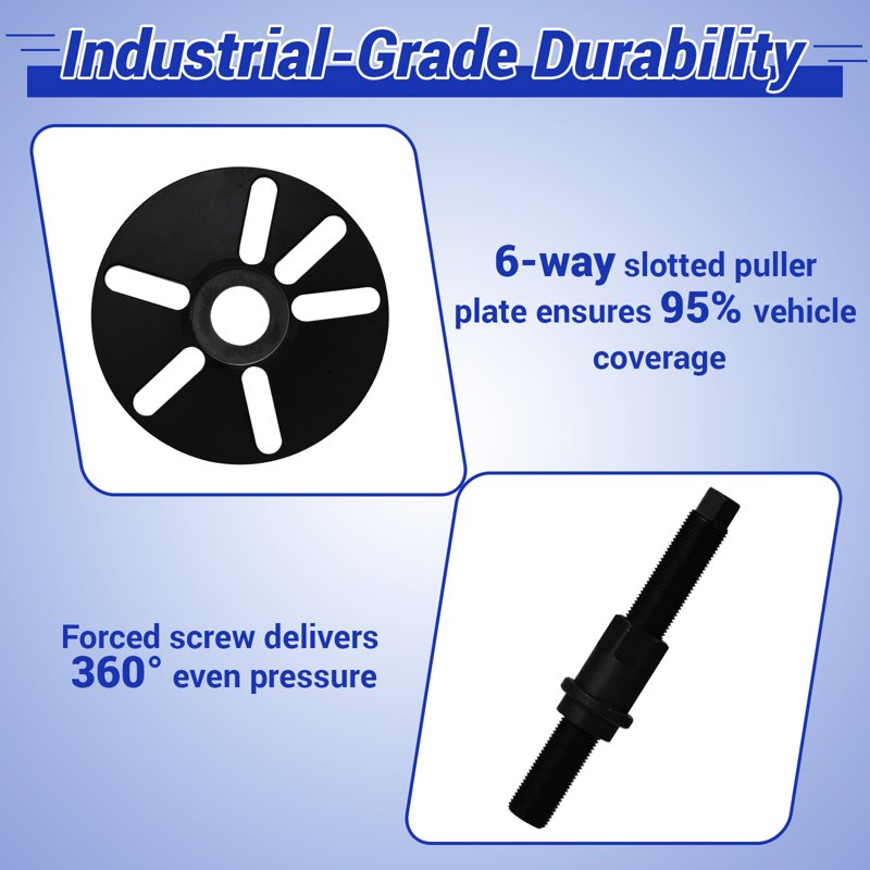Automotive Harmonic Balancer Puller & Installer Set - 59 Pieces for Vehicle Maintenance