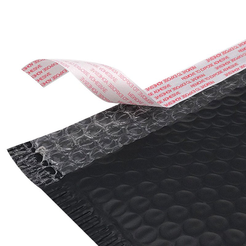Small Black Bubble Mailers 5x7 Inch Pack of 50 Padded Shipping Envelopes