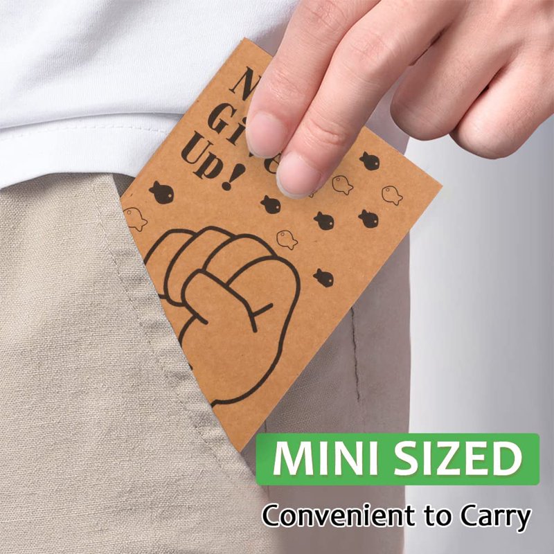 30 Pack Kraft Notebooks with Inspirational Covers - Mini Pocket Journals for School & Daily Use