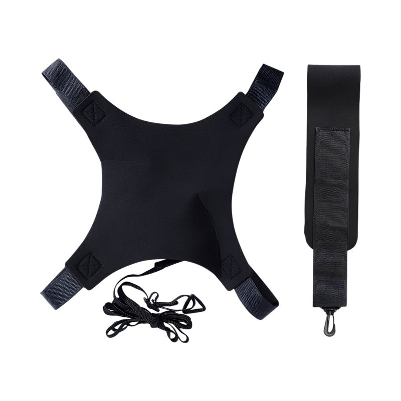 Volleyball Spike Trainer with Adjustable Elastic Cord & Neoprene Waistband - Solo Practice Aid