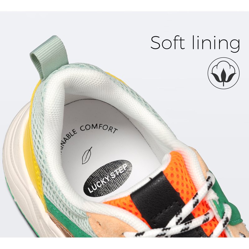 Colorful Chunky Sneakers for Women - Fashion Walking & Travel Shoes