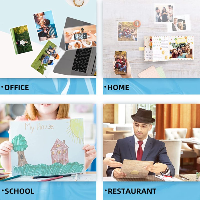 Laminating Pouches 5 Mil Thick for Business Cards Photos & Documents - Pack of 120