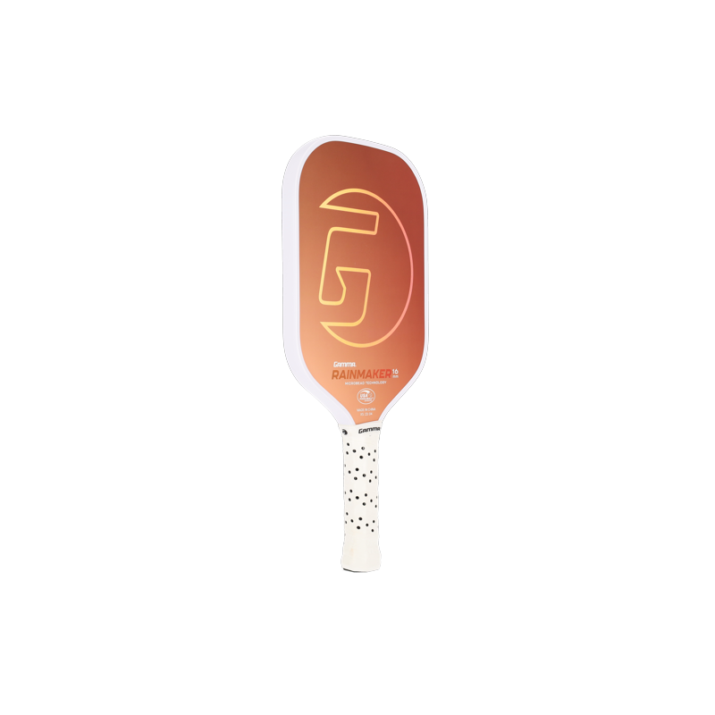 Gamma Rainmaker 16 mm Microbead Pickleball Paddle - Orange (Variation: Rainmaker, 16 mm, Orange)