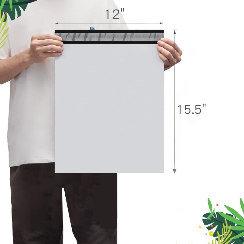 Waterproof Poly Mailers Self Sealing Shipping Bags for Clothes - Bulk Pack